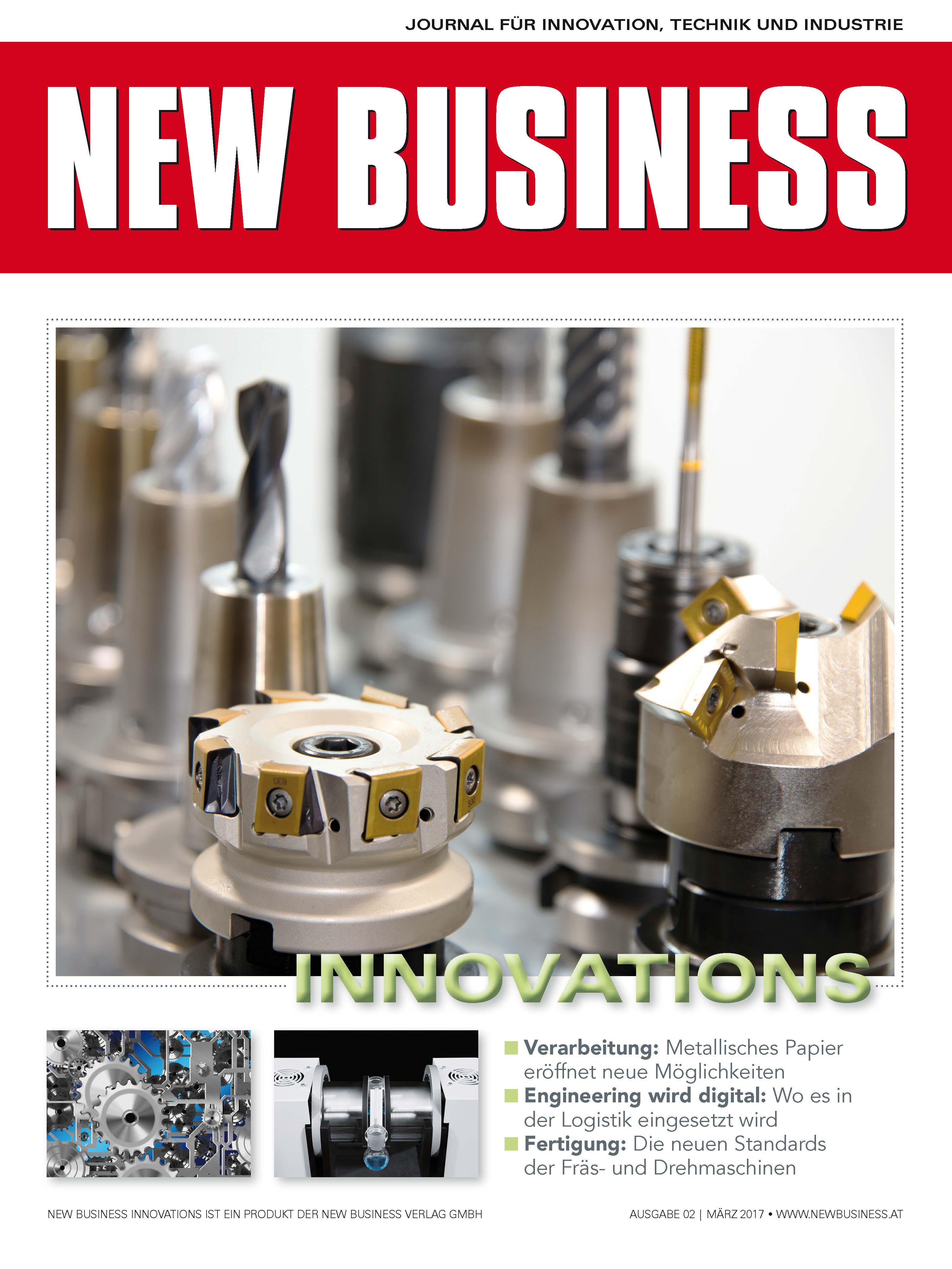Cover: NEW BUSINESS Innovations - NR. 02, März 2017