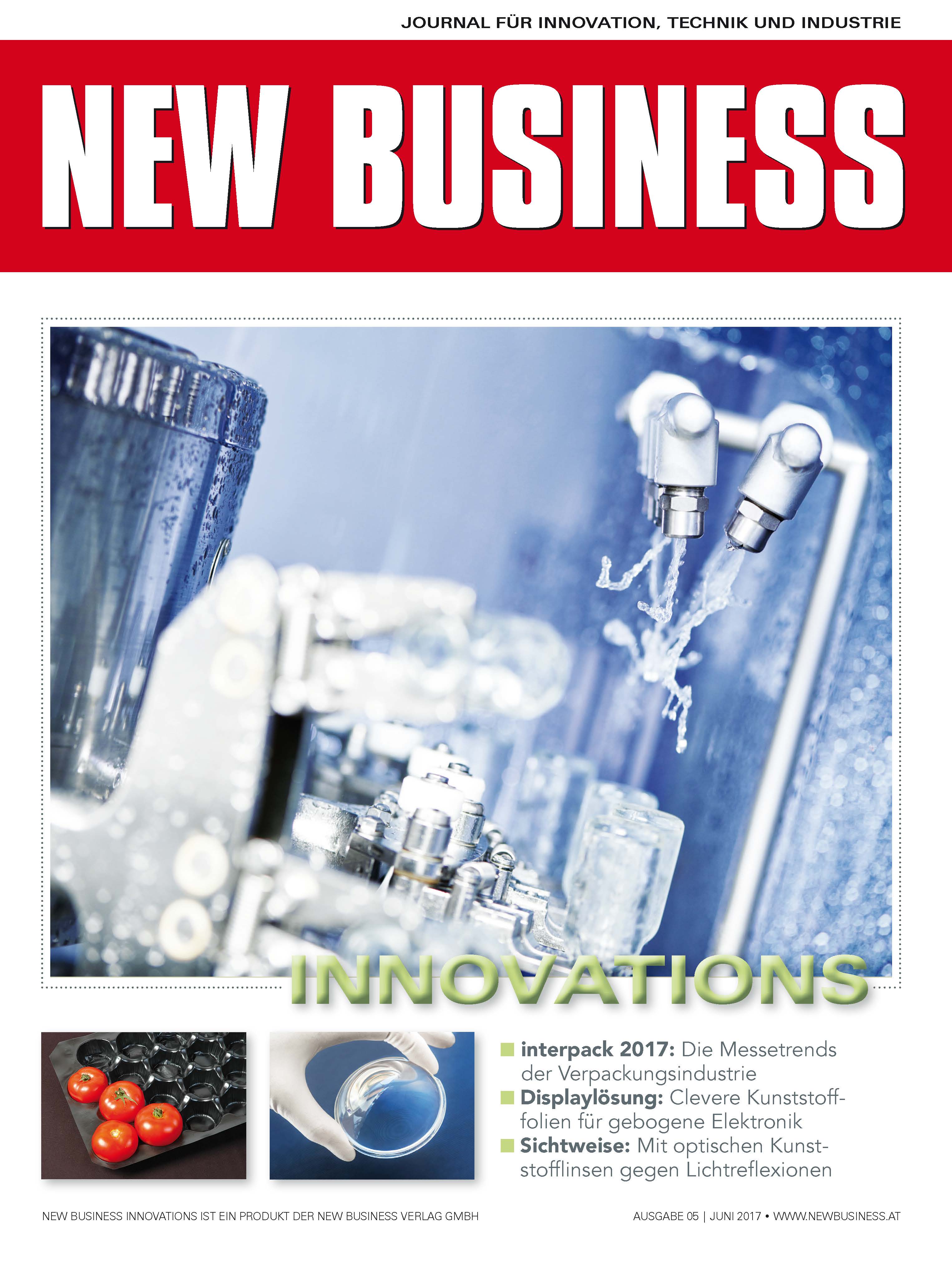 Cover: NEW BUSINESS Innovations - NR. 05, JUNI 2017