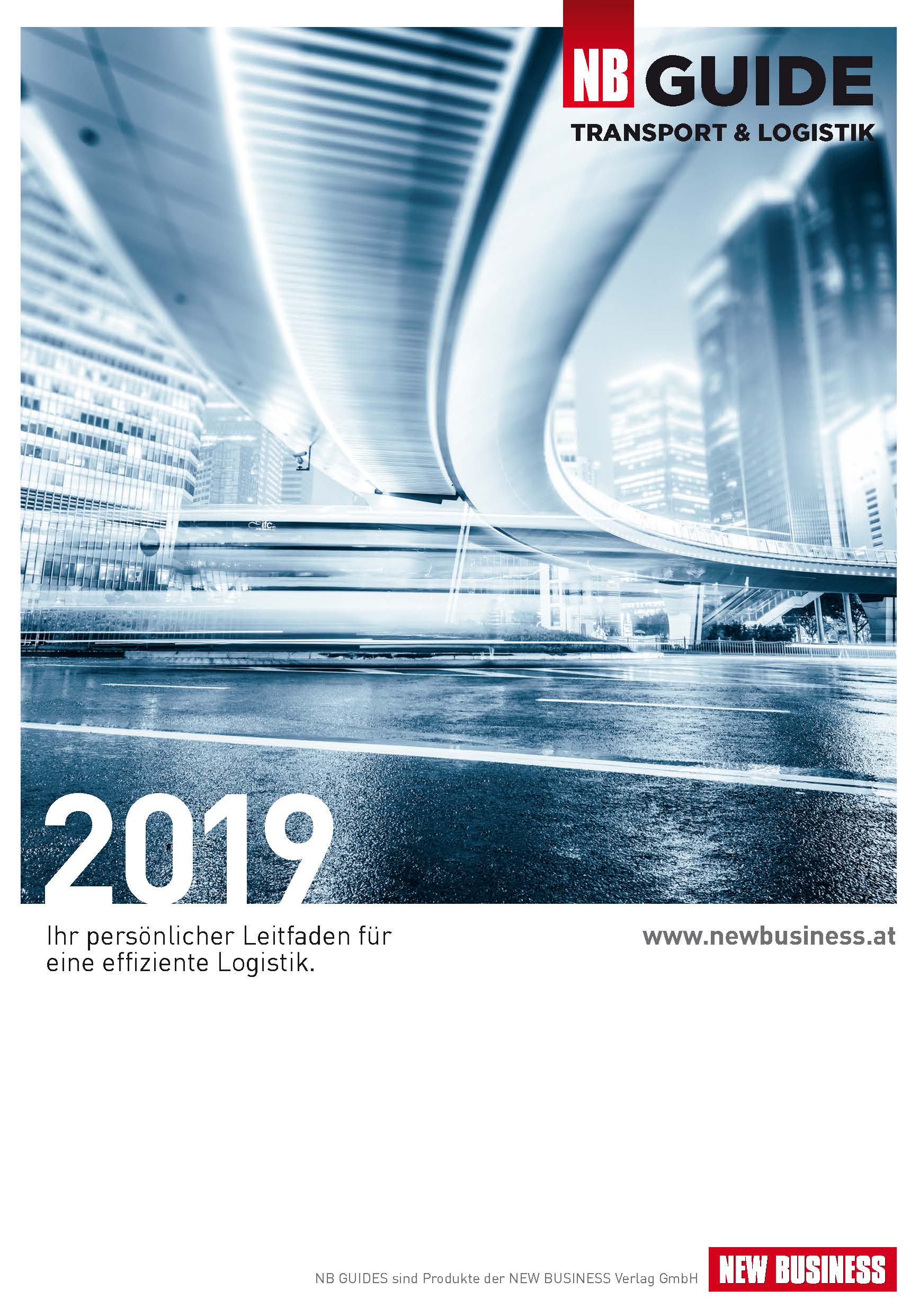 Cover: NEW BUSINESS Guides - TRANSPORT- & LOGISTIK GUIDE 2019