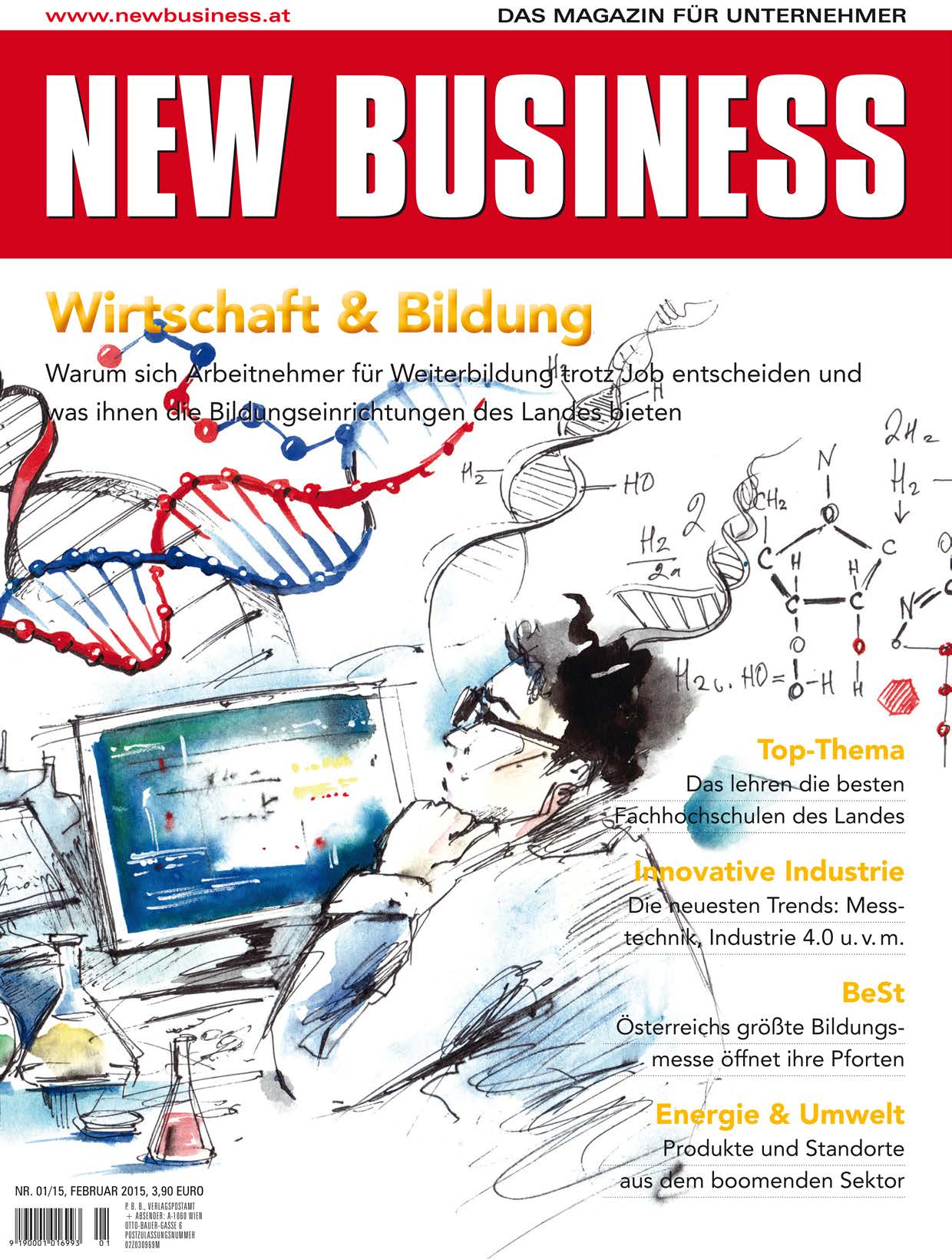 Cover: NEW BUSINESS - NR. 1, FEBRUAR 2015