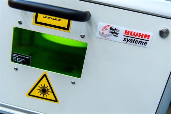 Bild: BTS kennzeichnet Turbolader mit Faserlaser von Bluhm Systeme