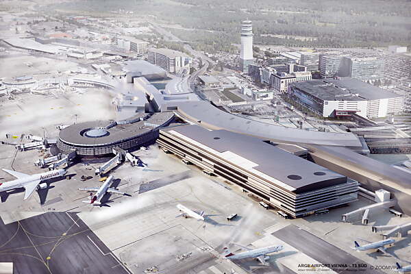 Bild: Flughafen Wien errichtet Süderweiterung für 420 Mio. Euro
