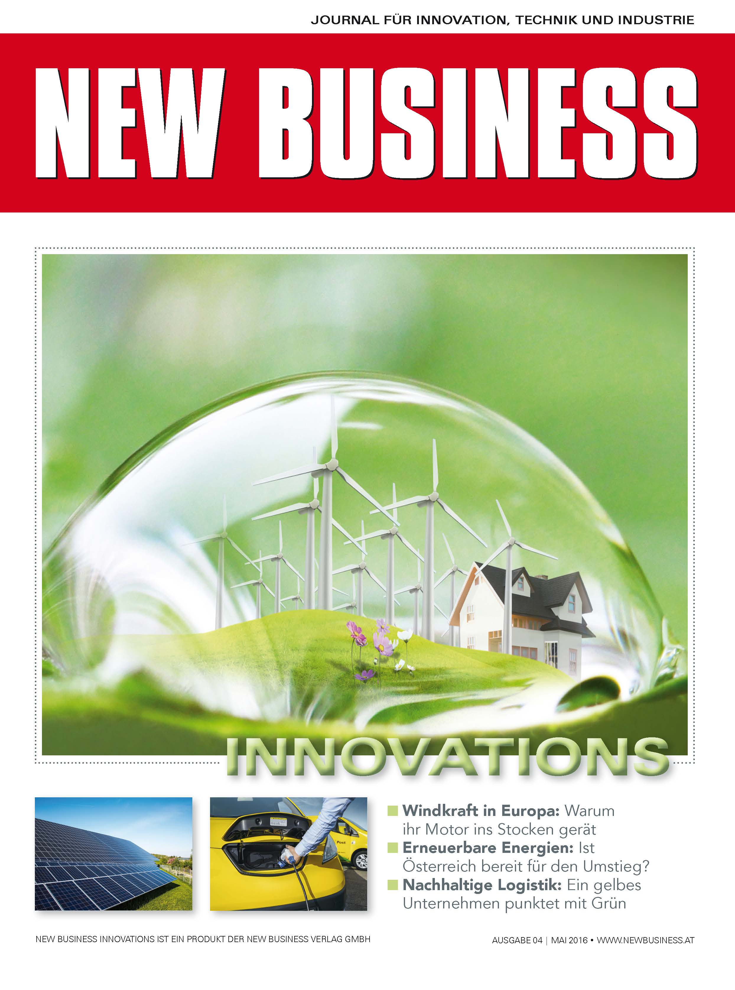 Cover: NEW BUSINESS Innovations - NR. 04, MAI 2016