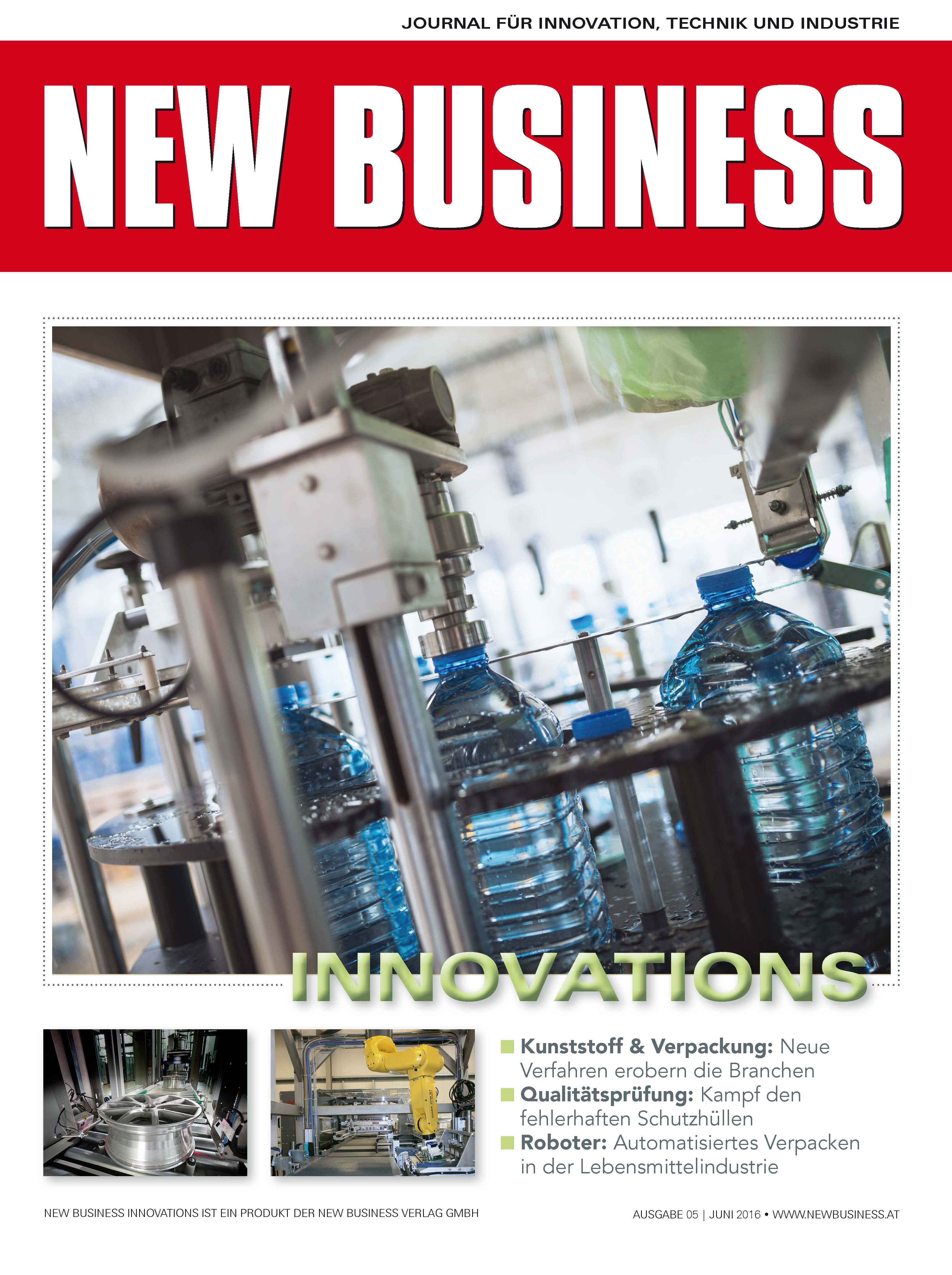 Cover: NEW BUSINESS Innovations - NR. 05, JUNI 2016