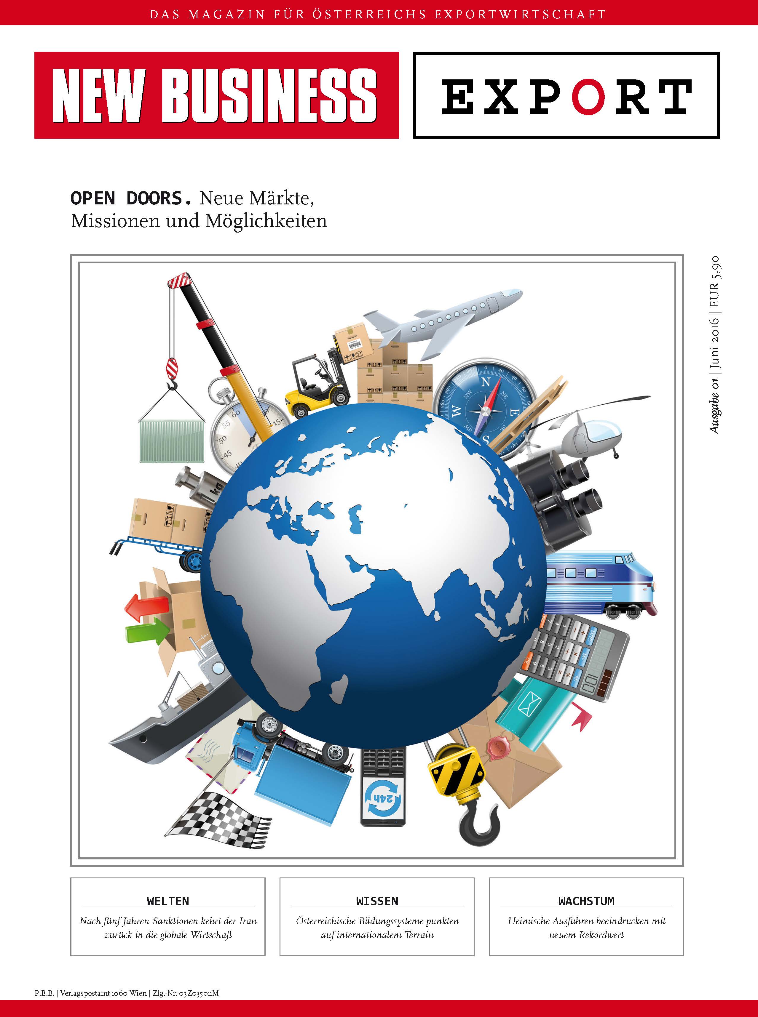 Cover: NEW BUSINESS Export - NB EXPORT 1/2016