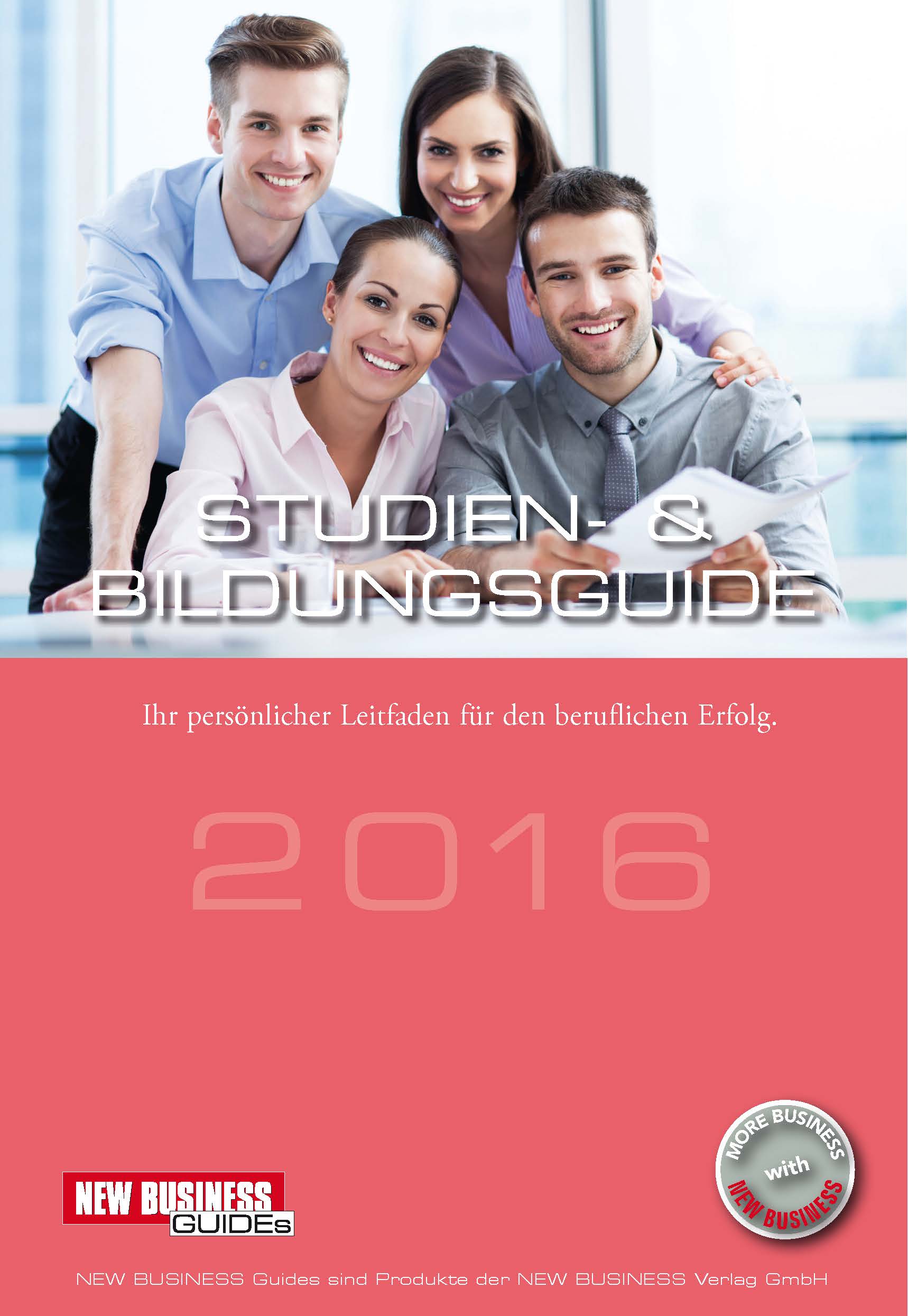Cover: NEW BUSINESS Guides - STUDIEN- & BILDUNGS GUIDE 2016