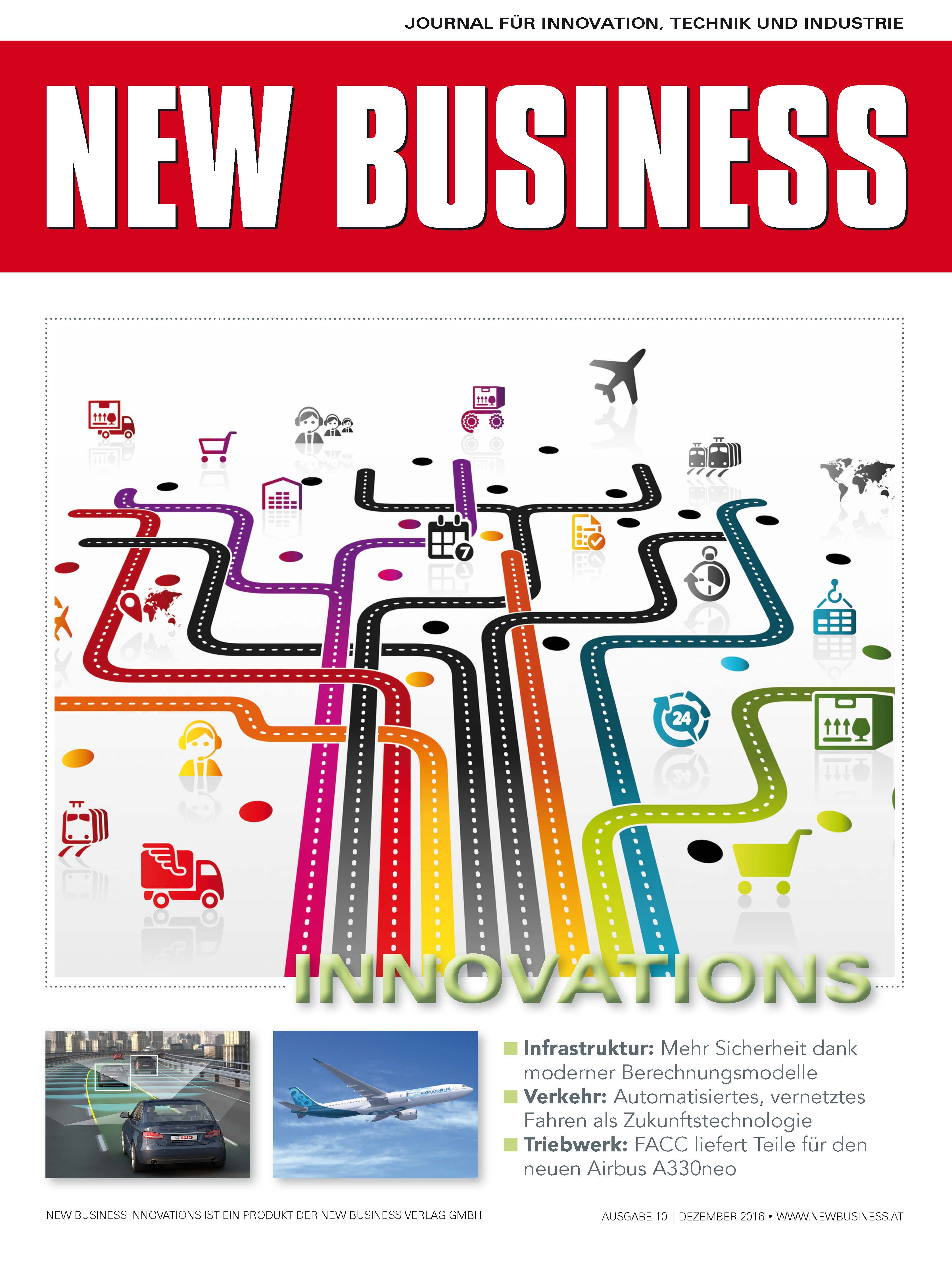 Cover: NEW BUSINESS Innovations - NR.10, DEZEMBER 2016