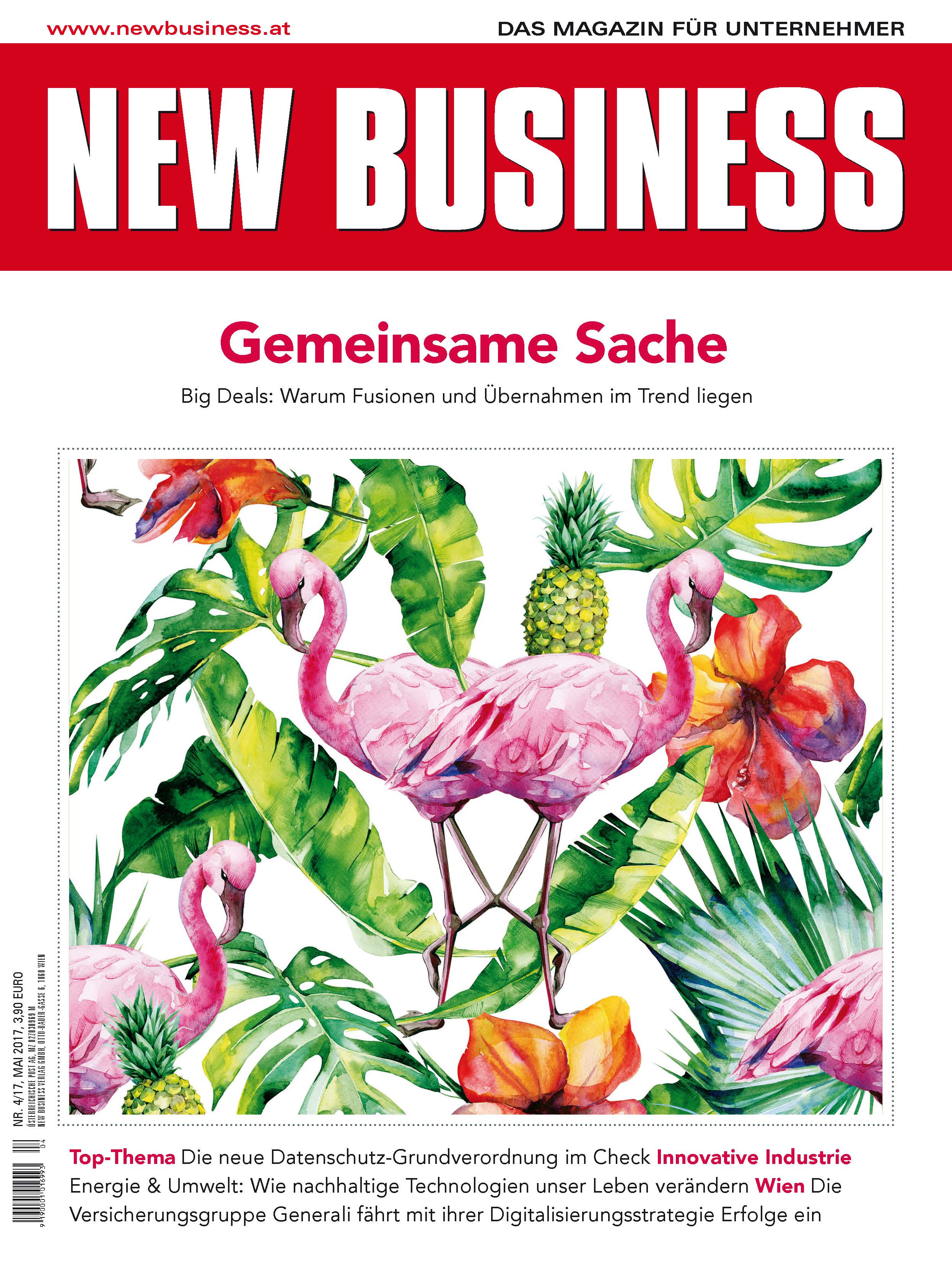 Cover: NEW BUSINESS - NR. 4, MAI 2017