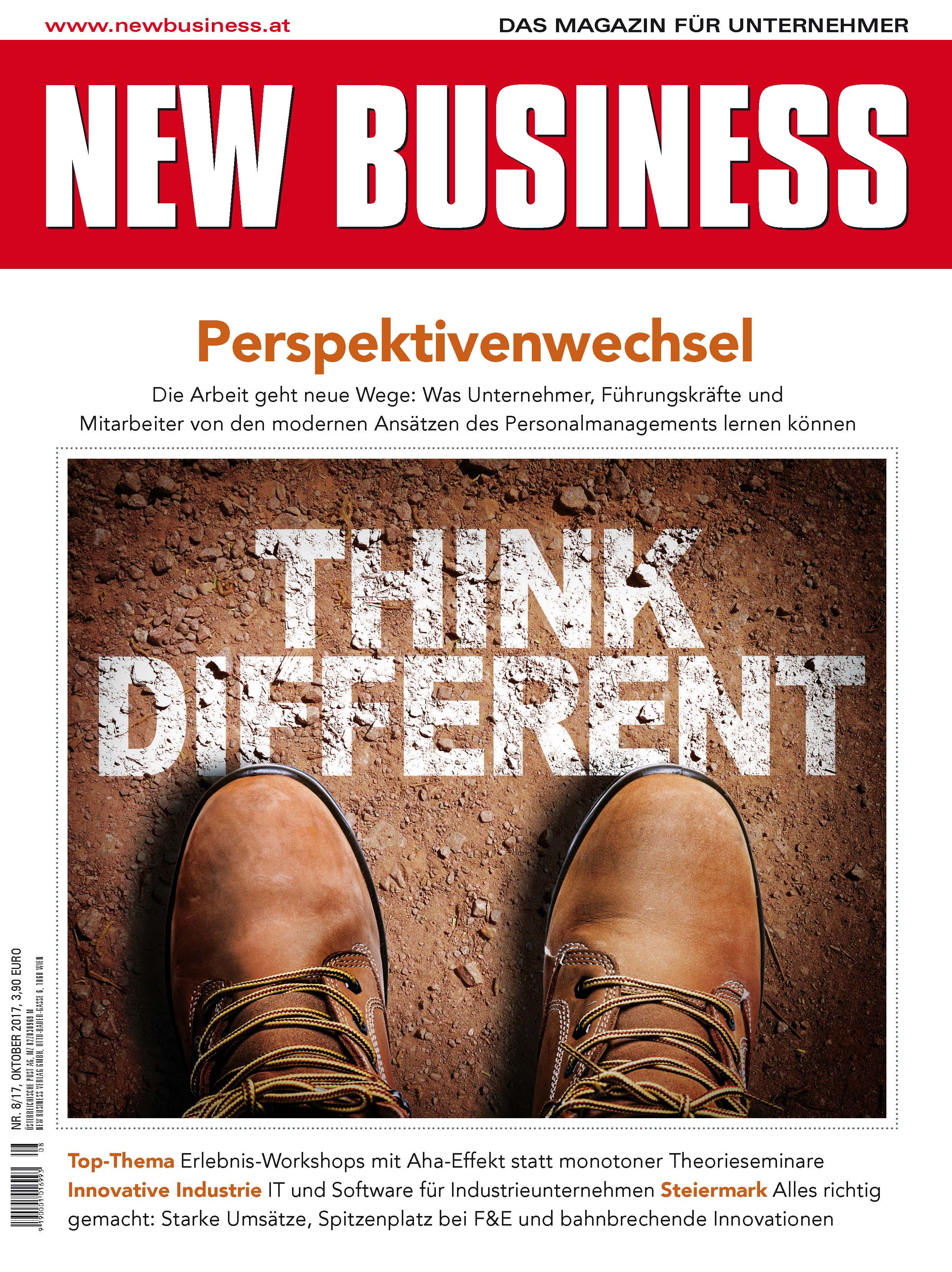 Cover: NEW BUSINESS - NR. 8, OKTOBER 2017