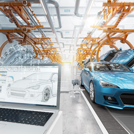 Bild: Automotive-Industrie auf innovationsgeladender Verfolgungsjagd