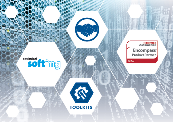 Bild: Rockwell nimmt Softings OPC Development Toolkits in sein Encompass Partner Program auf