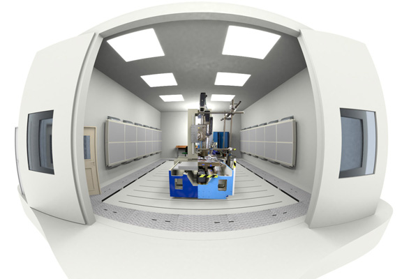 Bild: Statt sie umständlich nach Südostasien, Kanada oder Brasilien zu verfrachten, lassen sich die klimatischen Effekte auf die Funktionsweise von Drehmaschine und Co. in einer neu eröffneten Klimazelle te