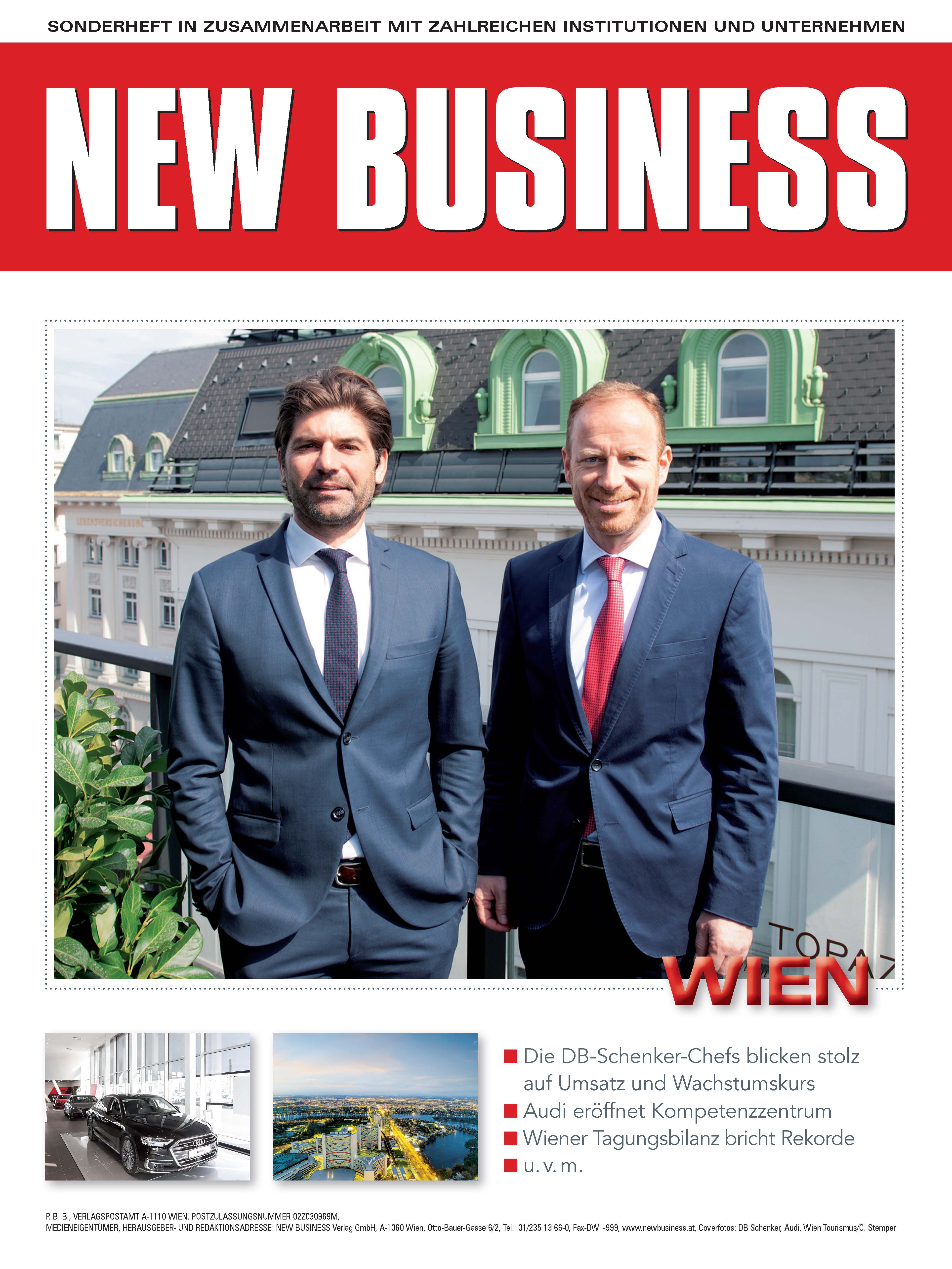 Cover: NEW BUSINESS Bundeslandspecial - WIEN 2018