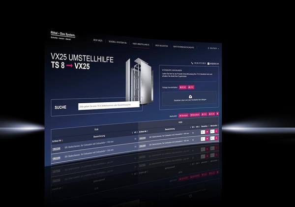 Bild: VX25 Großschranksystem von Rittal