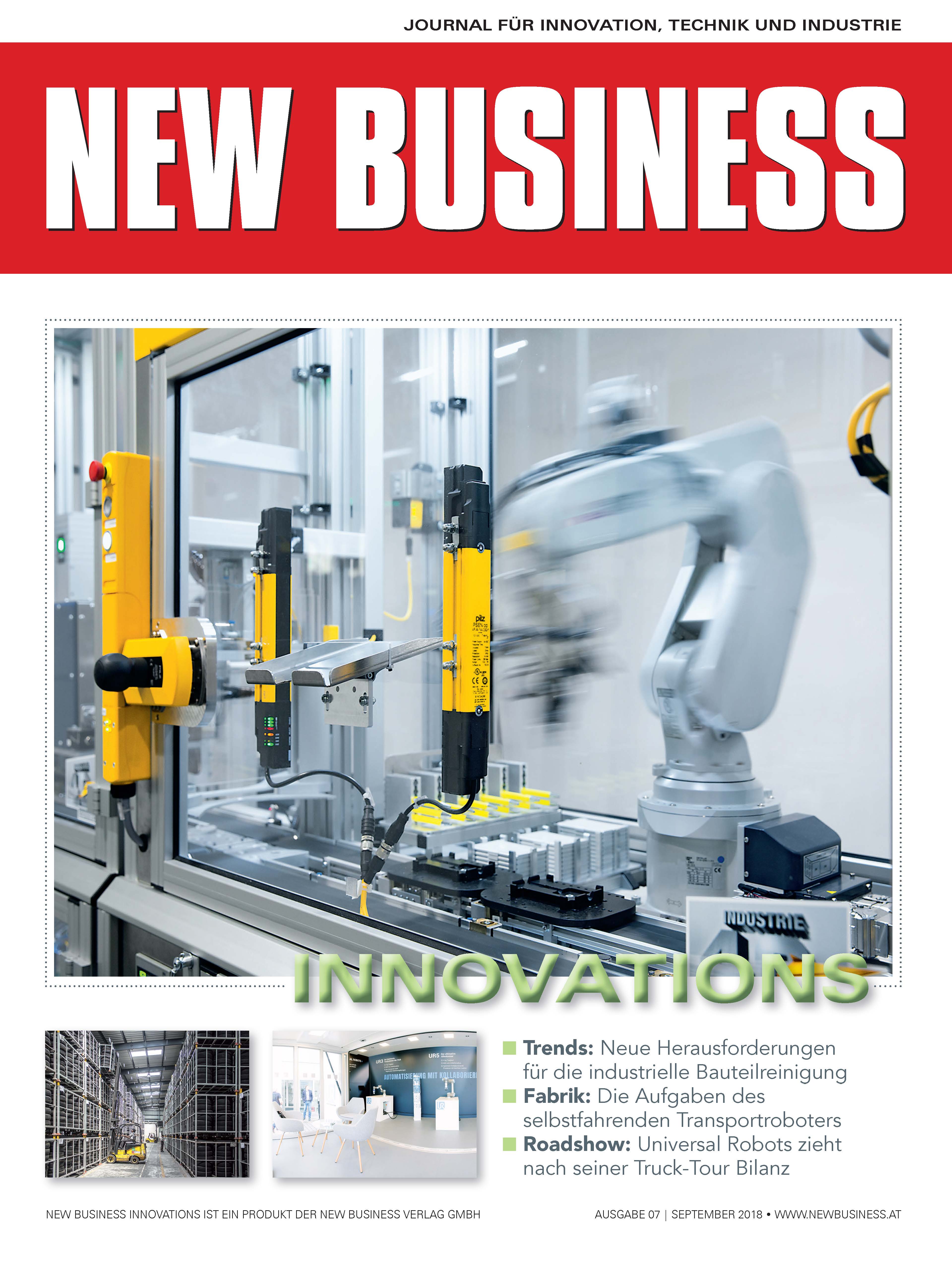 Cover: NEW BUSINESS Innovations - NR. 07, SEPTEMBER 2018