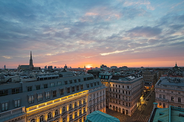 Bild: Wien boomt als Wirtschaftszentrum inmitten Europas. 221 internationale Betriebsansiedlungen markierten den achten Rekord in Folge. Auch für Start-ups gewinnt der Standort an Attraktivität.