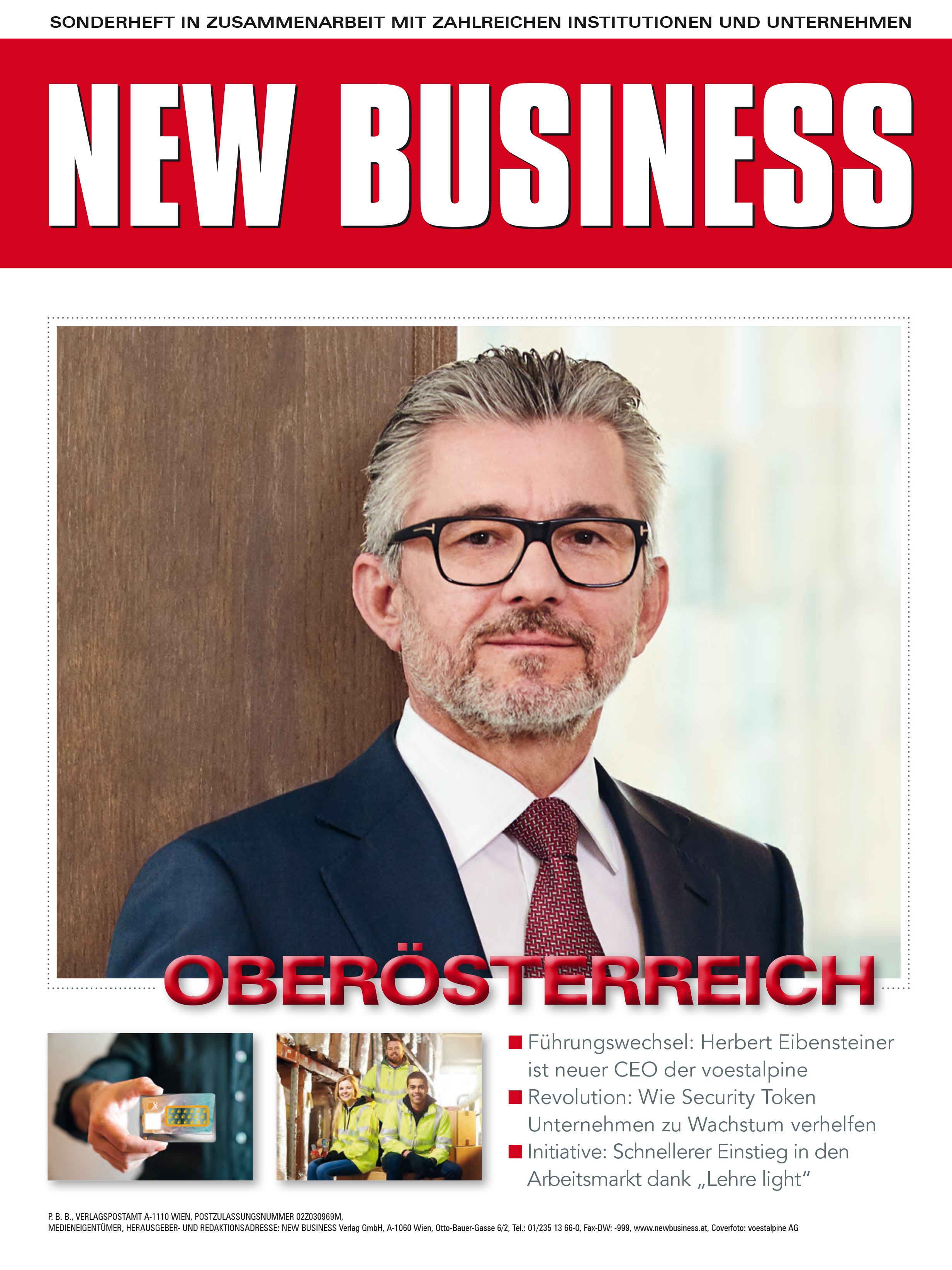 Cover: NEW BUSINESS Bundeslandspecial - OBERÖSTERREICH 2019