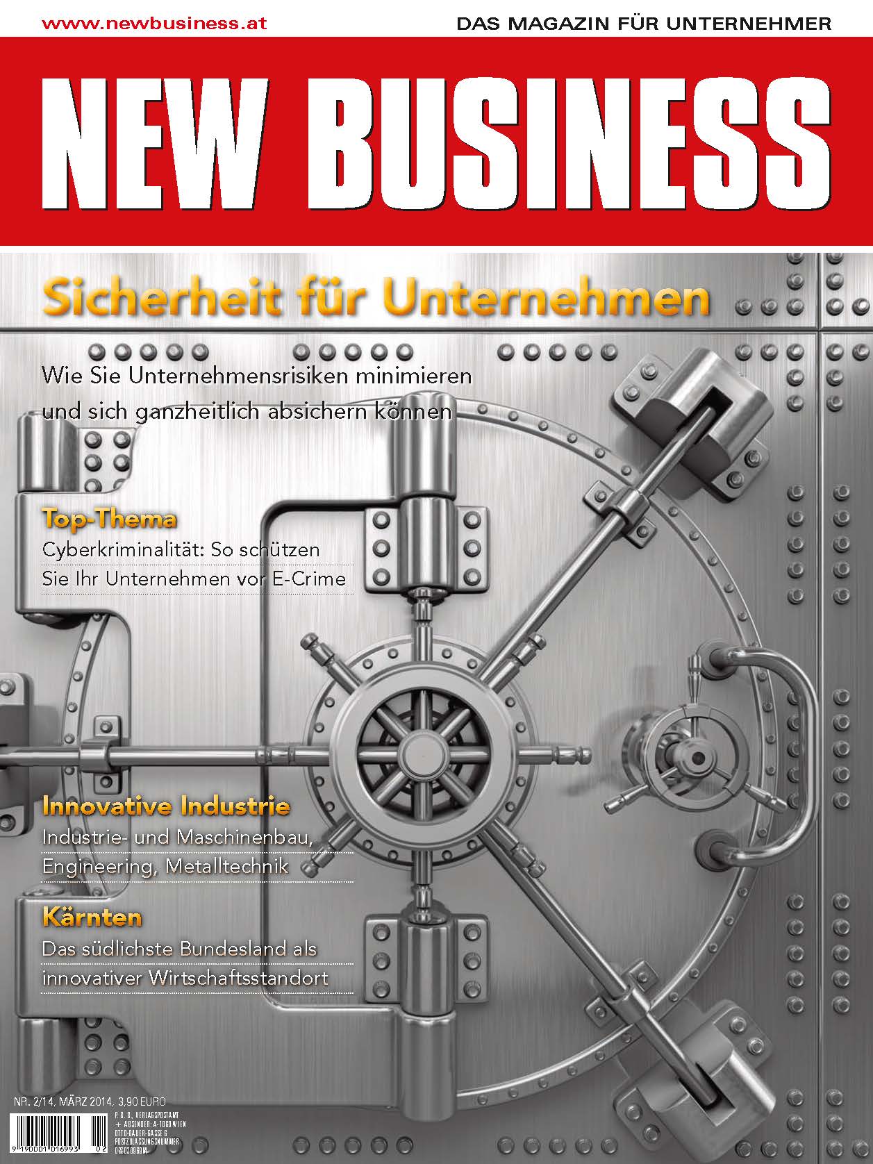 Cover: NEW BUSINESS - NR. 2, MÄRZ 2014