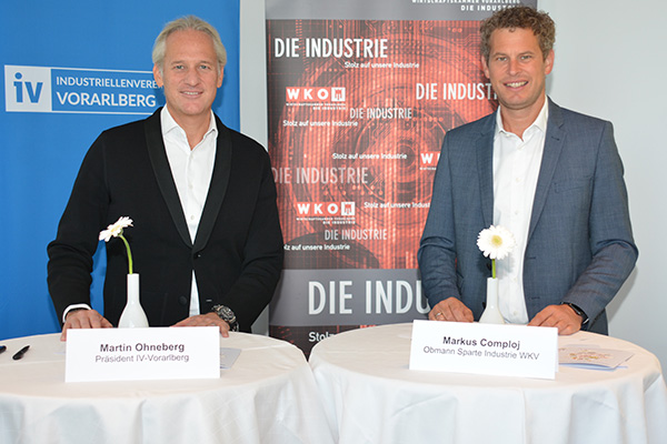 Bild: Während sich Vorarlbergs Industrie gegen die Krise stemmt, sorgt eine gemeinsame Initiative von Industriellenvereinigung und Wirtschaftskammer für Optimismus und Perspektive.