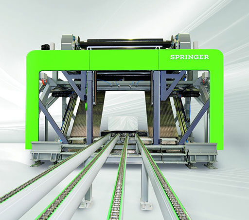 Bild: Die Springer Maschinenfabrik aus Friesach gewinnt den Innovations- und Forschungspreis des Landes Kärnten und liefert eine erdbebensichere Schwerlast-Sägezubringung nach Neuseeland.