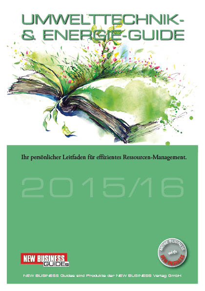 Cover: NEW BUSINESS Guides - UMWELTTECHNIK- & ENERGIE-GUIDE 2015/16