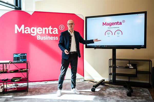 Bild: Unter realen Bedingungen stellte Magenta in Wien einen neuen EU-Rekord auf: Mehr als 2 Gbit/s Download und über 500 Mbit/s Upload in seinem Kabelnetz ...