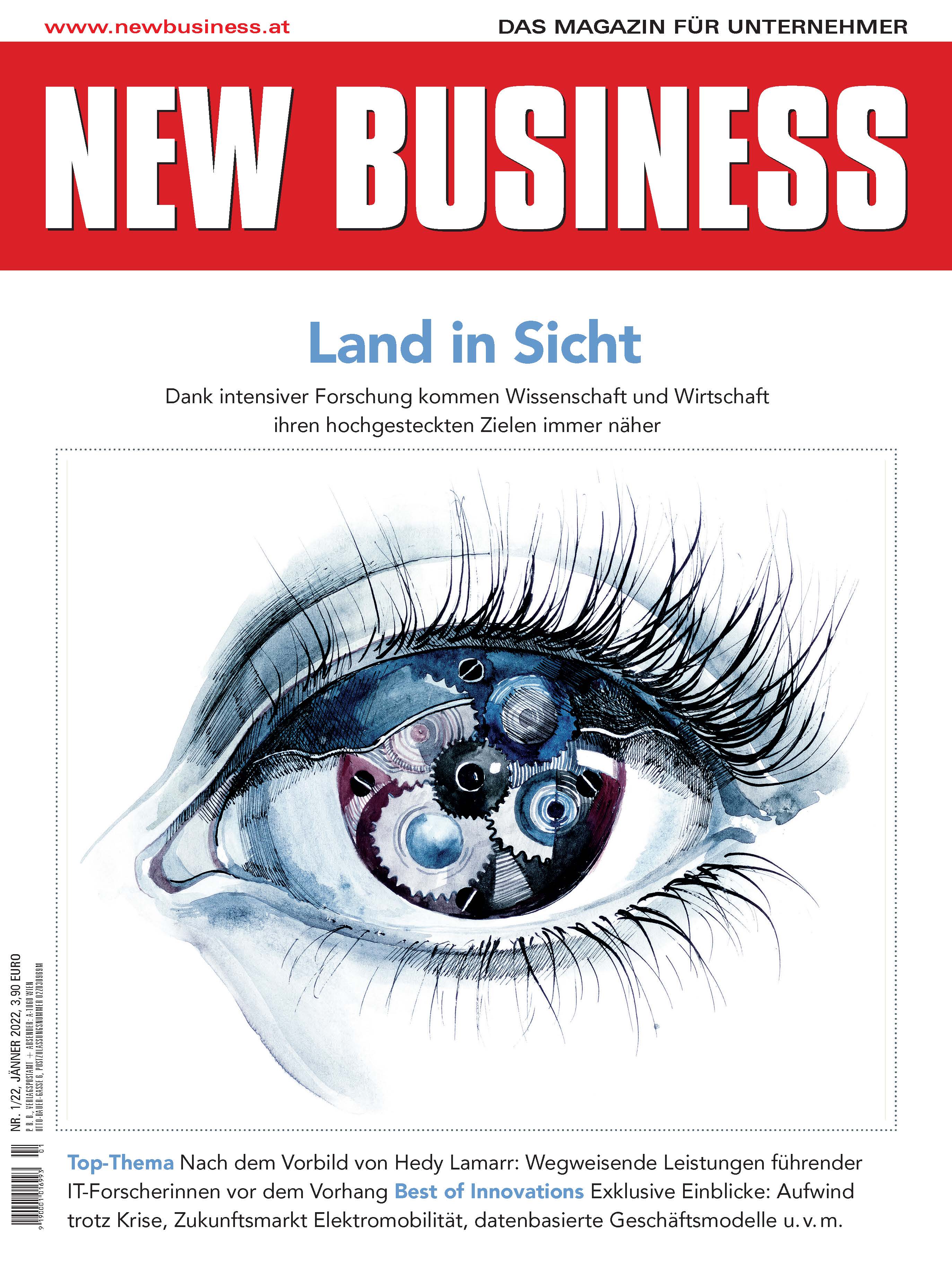 Cover: NEW BUSINESS - NR. 1, JÄNNER 2022