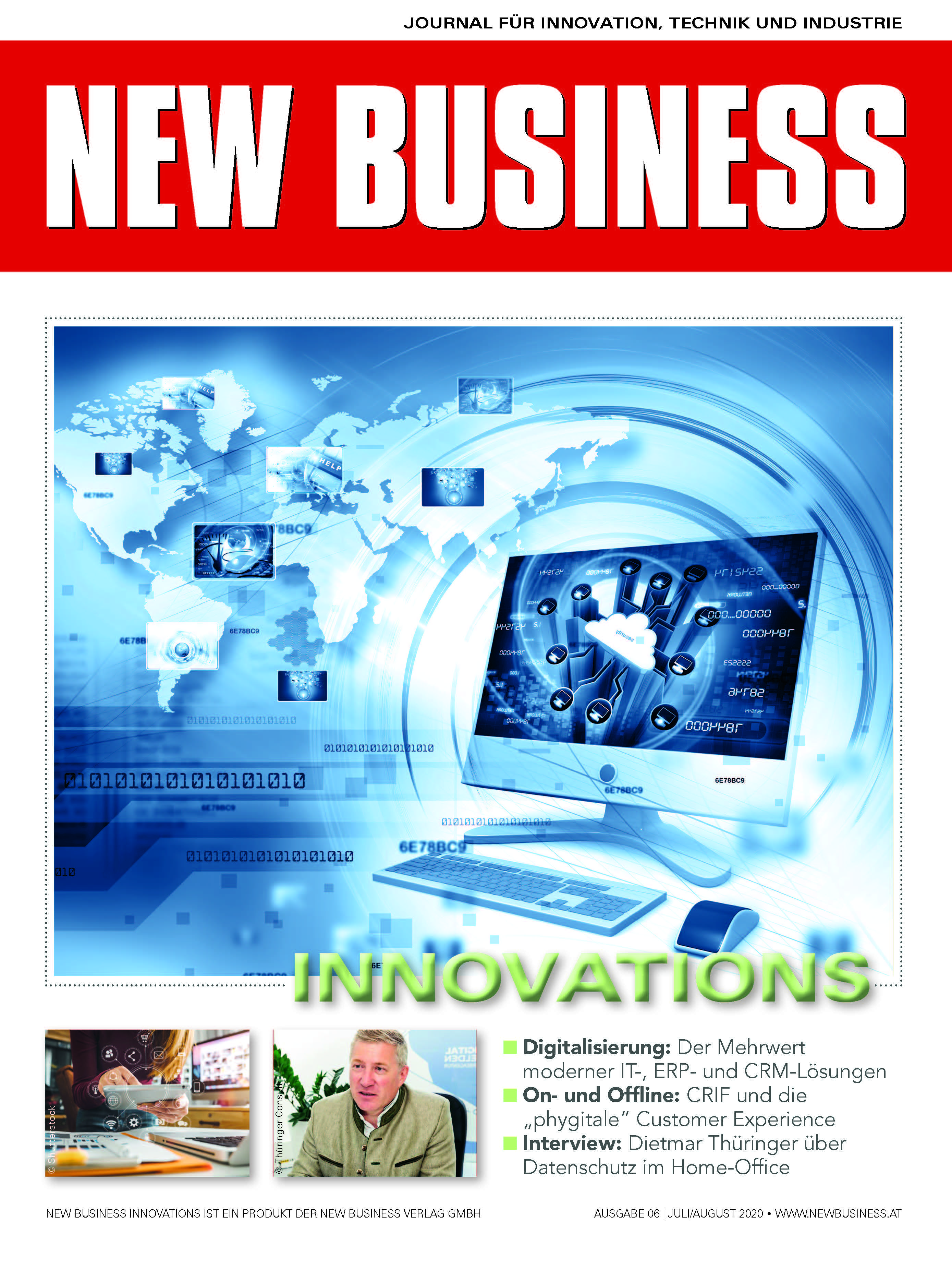 Cover: NEW BUSINESS Innovations - NR. 06, JULI/AUGUST 2020