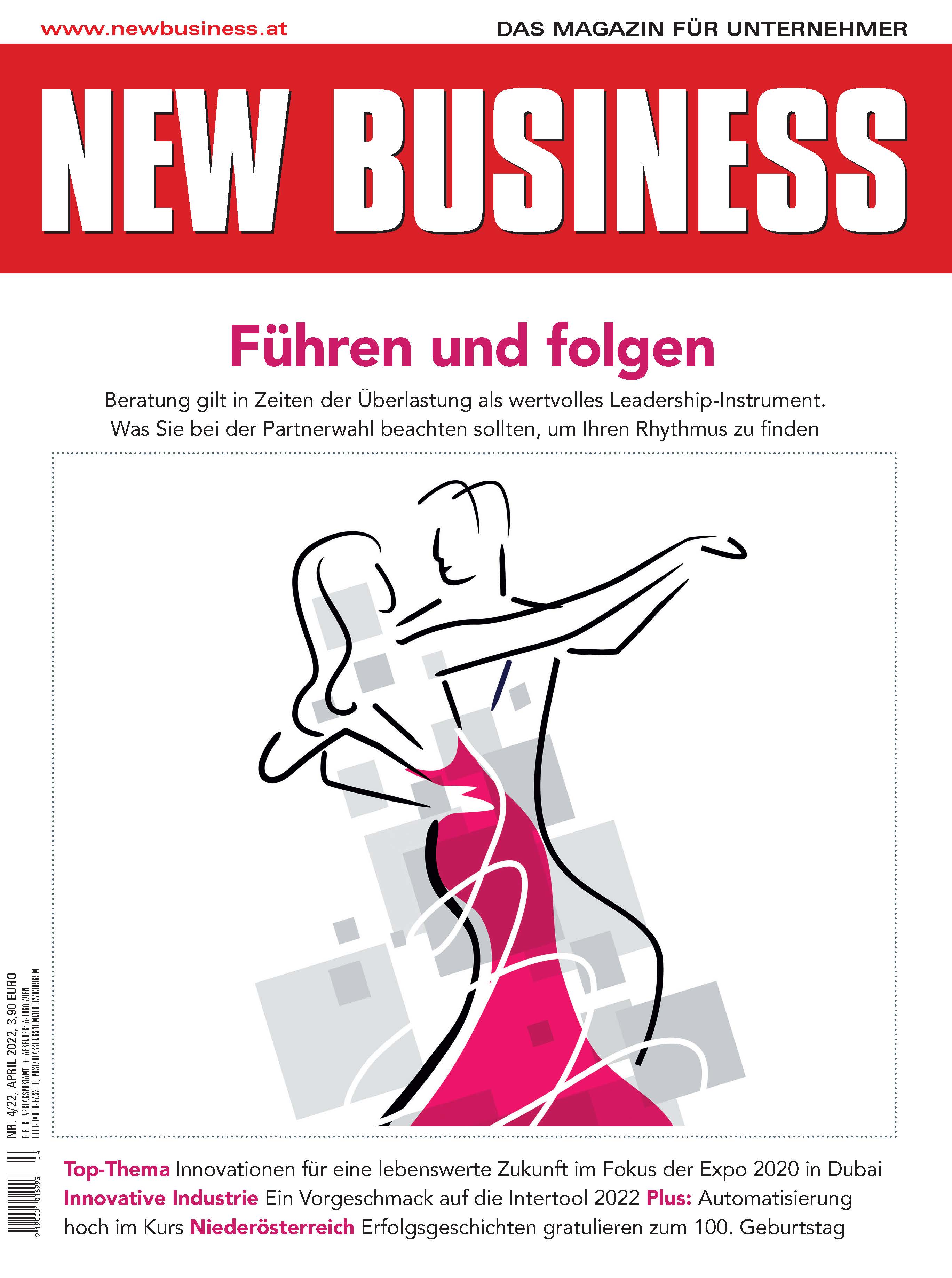 Cover: NEW BUSINESS - NR. 4, APRIL 2022