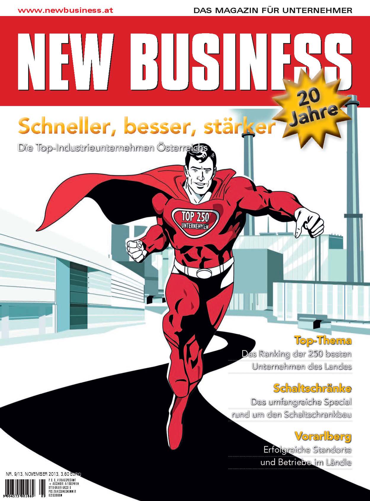 Cover: NEW BUSINESS - NR. 9, NOVEMBER 2013