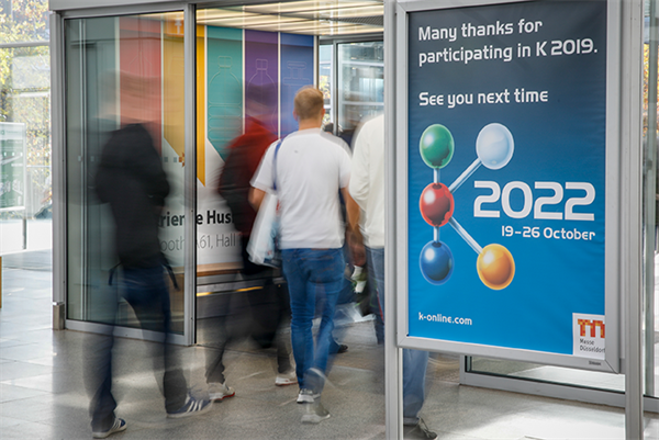 Bild: Die internationale Kunststoff- und Kautschukbranche trifft sich von 19. bis 26. Oktober 2022 auf der K in Düsseldorf und hat Klimaschutz, Kreislaufwirtschaft und Digitalisierung ...