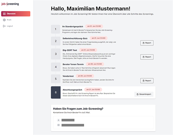 Bild: Der österreichische Anbieter von Fort- und Weiterbildung im Digital- und  IT-Bereich ETC schafft mit gezielten Job-Screenings für Arbeitsuchende eine innovative Abhilfe ...