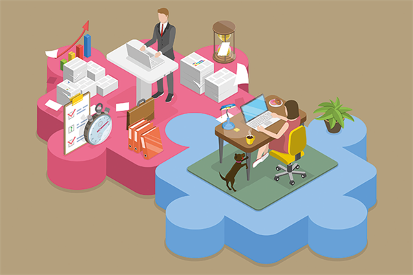 Bild: Flexibilität ist Trumpf, auch im Job. Mitarbeiter:innen wollen es sich aussuchen können, wo sie arbeiten – sonst wechseln sie statt des Arbeitsorts gleich den ­Arbeitgeber ...