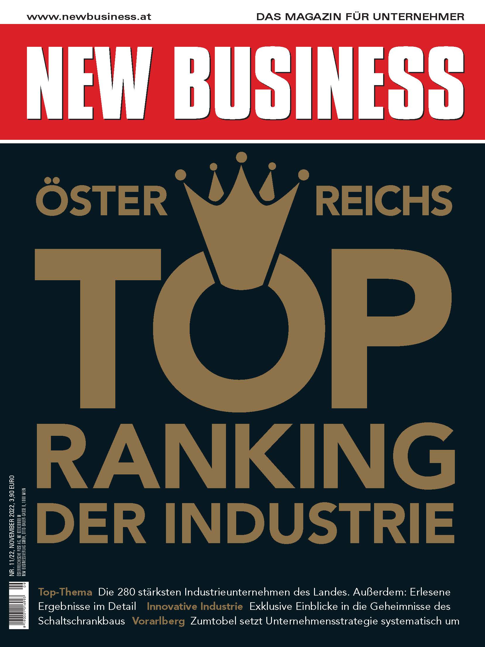 Cover: NEW BUSINESS - NR. 11, NOVEMBER 2022