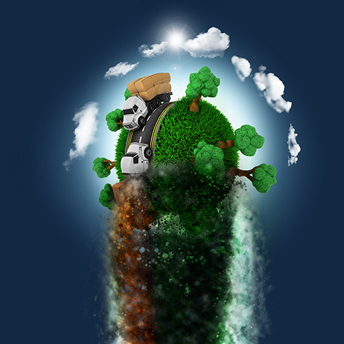 Bild: Fast jeder dritte LKW in Europa, Nordamerika und im Großraum China wird im Jahr 2030 elektrisch angetrieben werden. Für die notwendige Elektroinfrastruktur muss Europa bis 2025 ...