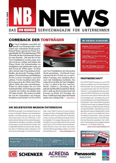 Cover: NEW BUSINESS News - 07-08/2023