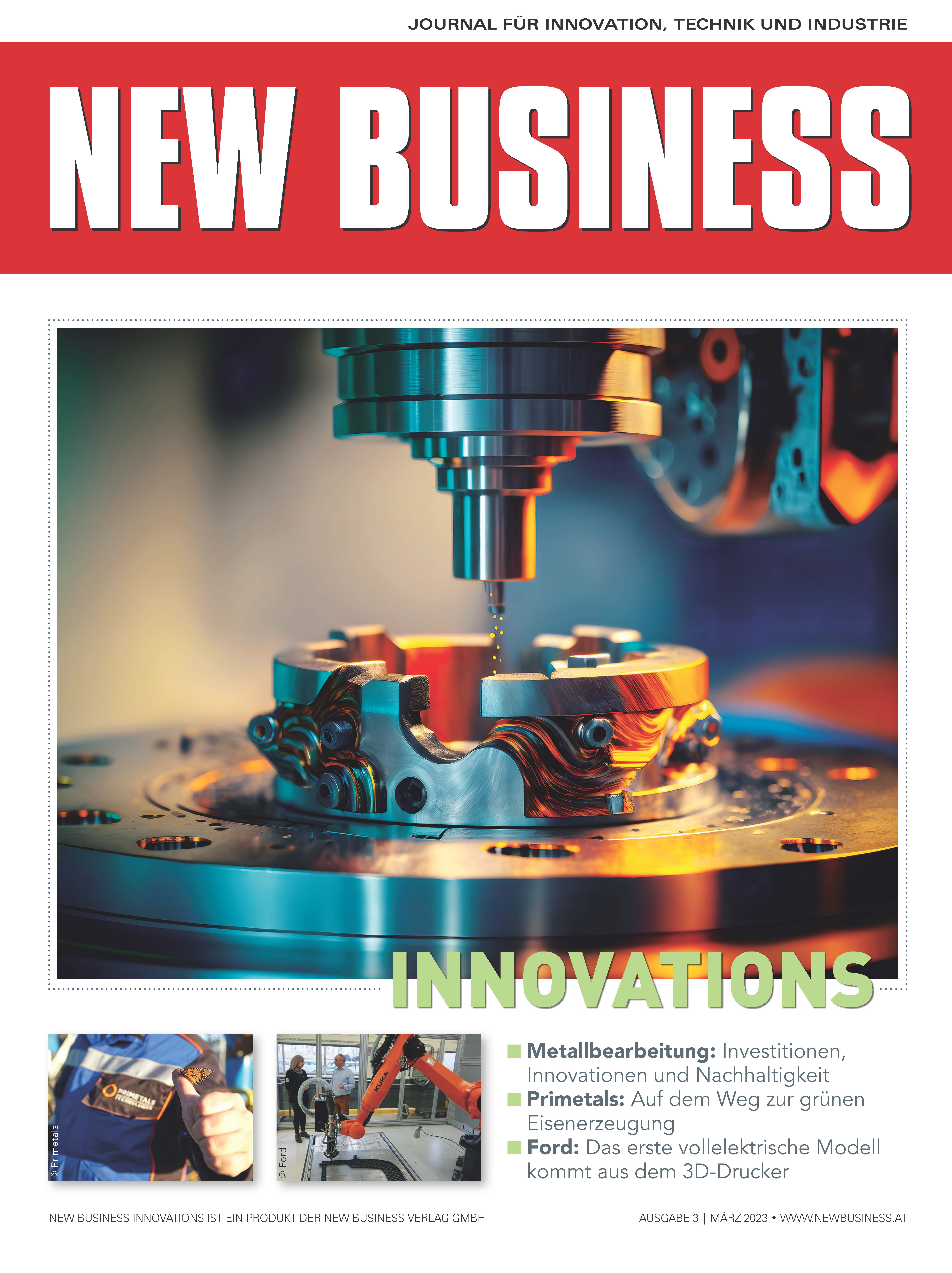 Cover: NEW BUSINESS Innovations - NR. 03, MÄRZ 2023