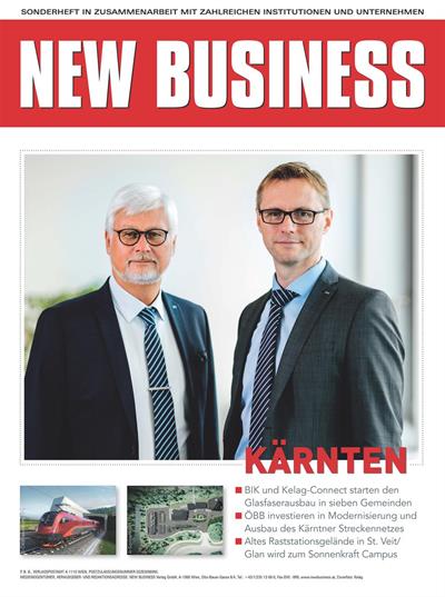 Cover: NEW BUSINESS Bundeslandspecial - KÄRNTEN 2023