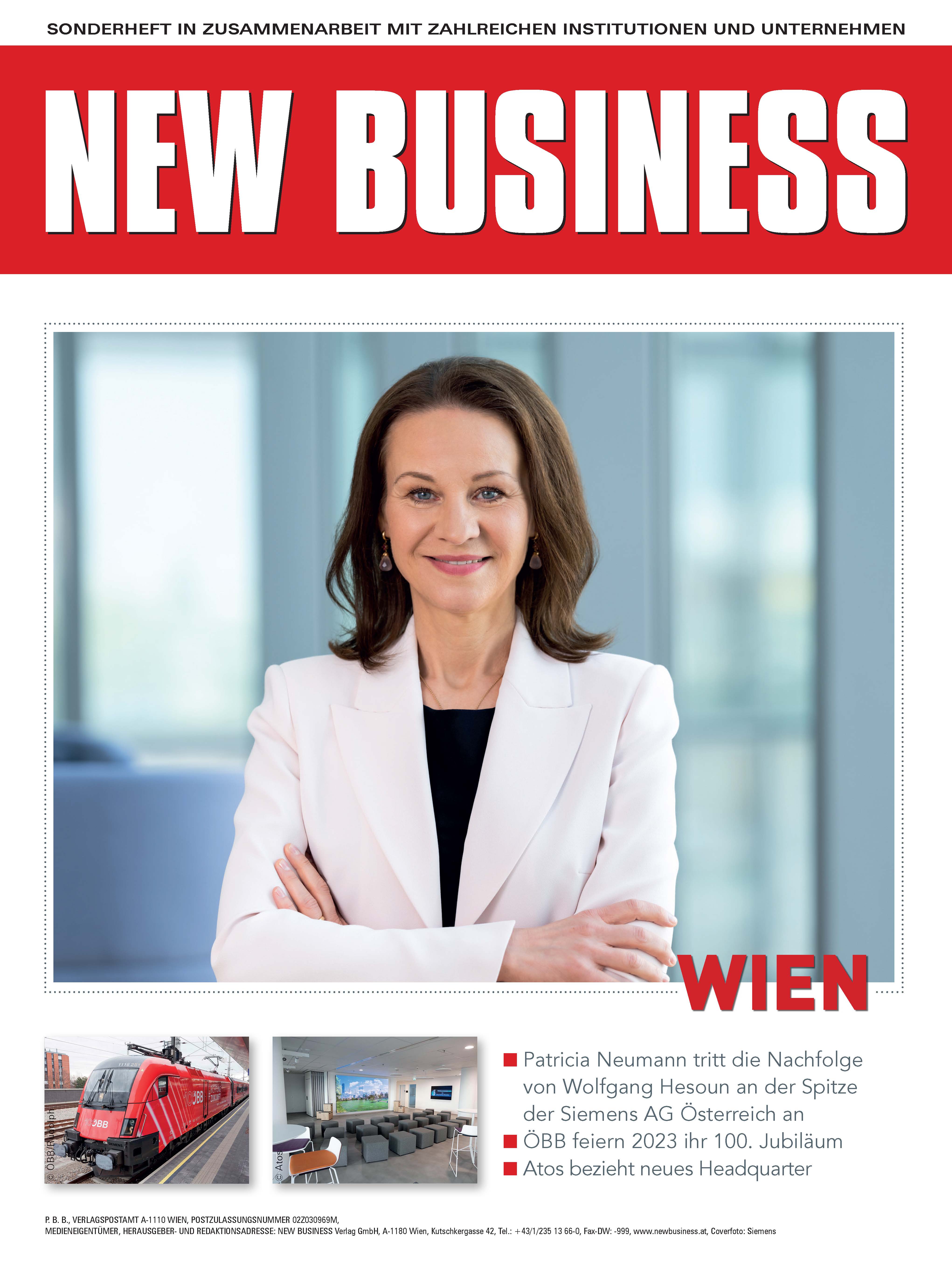 Cover: NEW BUSINESS Bundeslandspecial - WIEN 2023