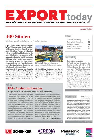 Cover: EXPORT today online - 19/2023