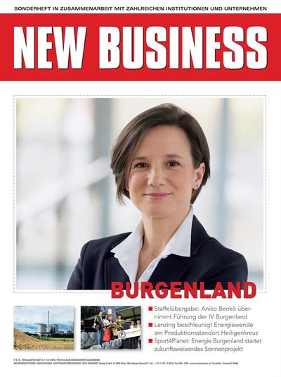 Cover: NEW BUSINESS Bundeslandspecial - BURGENLAND 2023