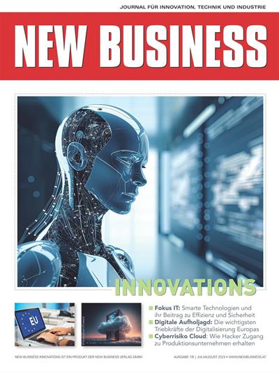 Cover: NEW BUSINESS Innovations - NR. 07/08, JULI/AUGUST 2023