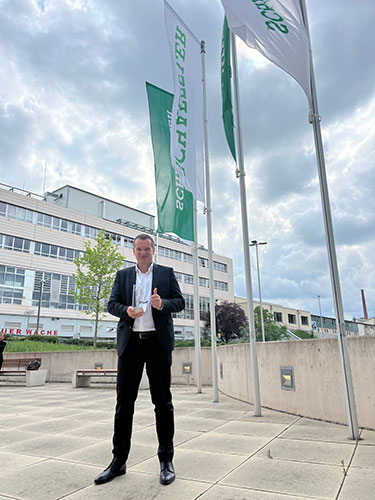 Bild: Als einer von nur 19 Empfängern aus rund 30.000 internationalen Lieferanten wurde Tyrolit mit dem Schaeffler Supplier Award für  außergewöhnliche Leistungen ausgezeichnet.