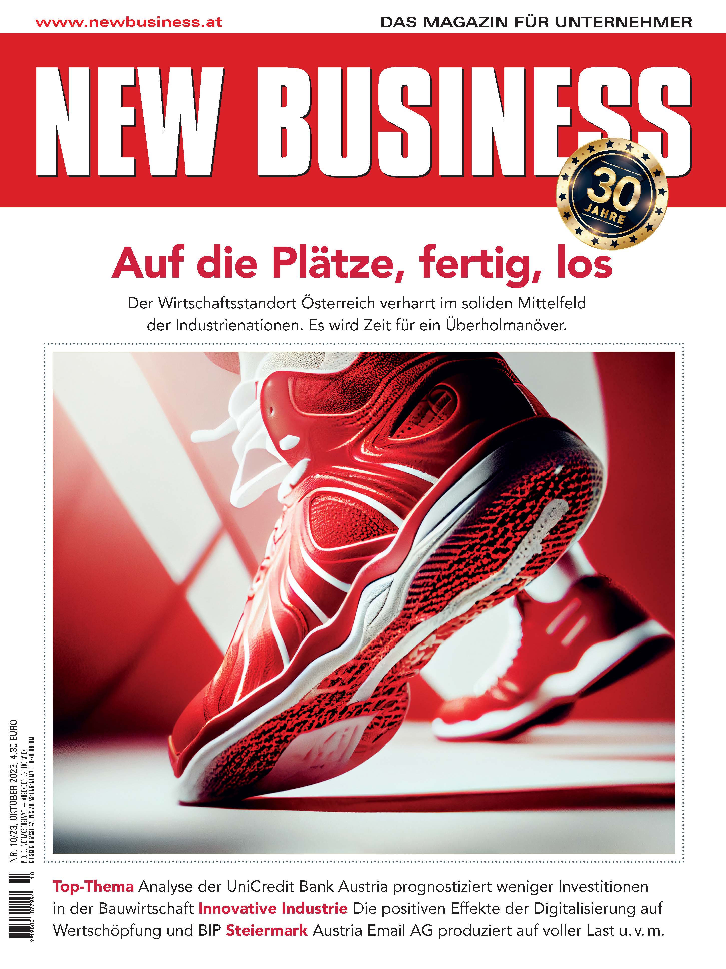 Cover: NEW BUSINESS - NR. 10, OKTOBER 2023