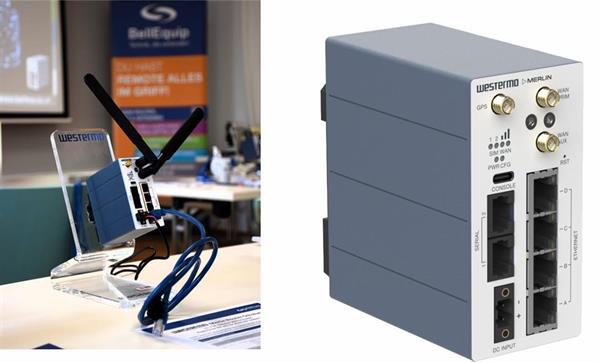 Bild: Industrierouter mit zukunftssicherem Security-Design