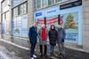 Bild: Die Post gewinnt PAYBACK für eine Weihnachtskampagne auf der neuen DOOH-Premiumwerbefläche in der Wiener Aspernbrückengasse.