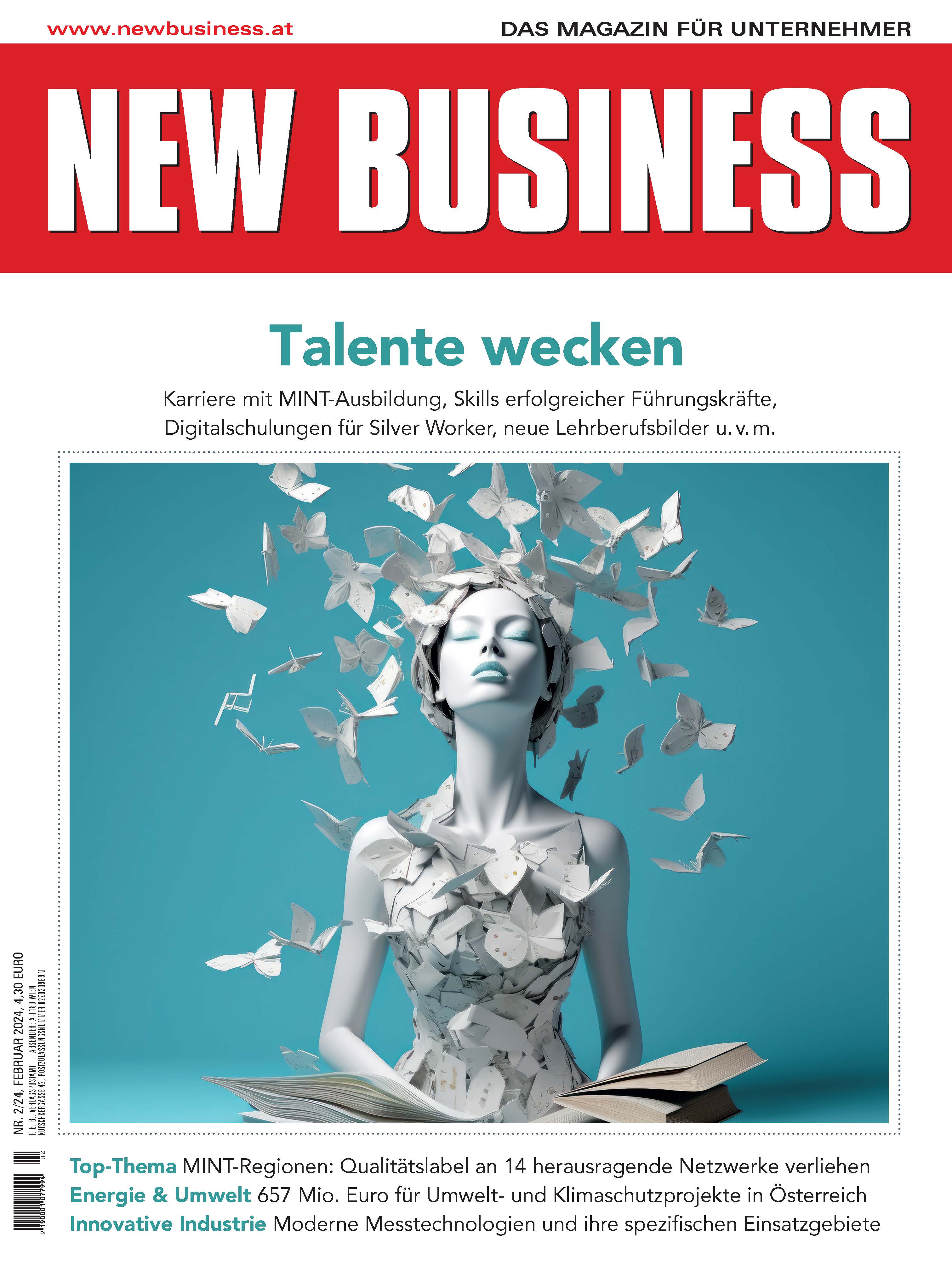 Cover: NEW BUSINESS - NR. 2, FEBRUAR 2024