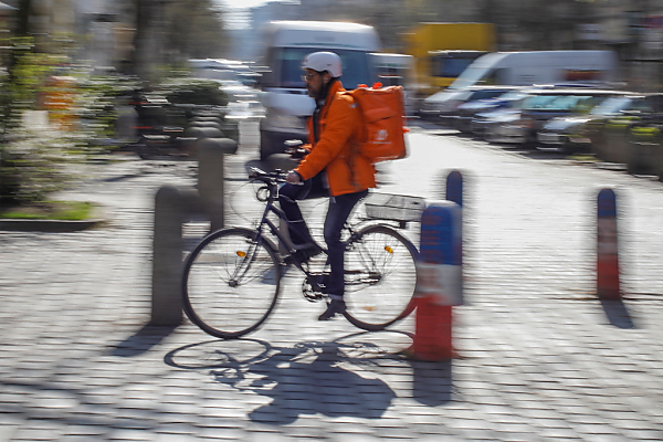Bild: Fahrradboten wollen am 7. März streiken