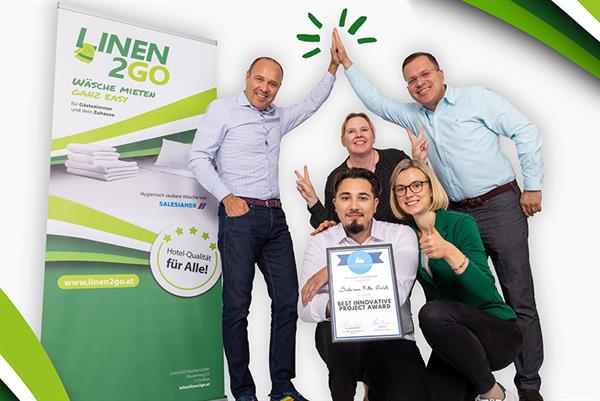 Bild: SALESIANER gewinnt mit Linen2GO den ETSA-Preis für das beste innovativste Projekt 2024