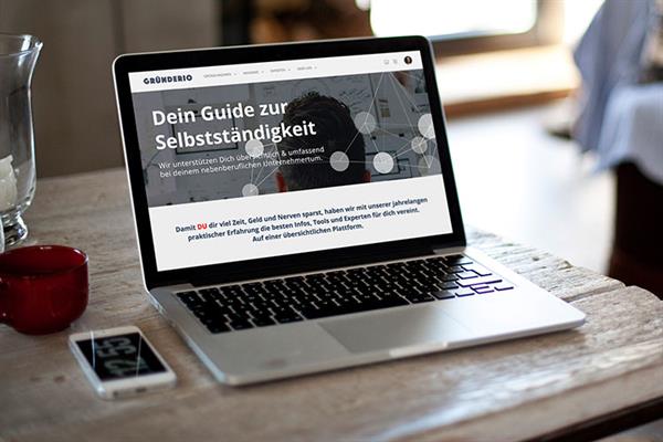 Bild: Die neue Online-Plattform Gründerio erleichtert den hürdenreichen Einstieg ins Unternehmertum und bietet Selbständigen professionelle Begleitung in der Nachgründungsphase.